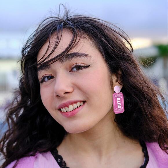 Olivia Merch Guts Necklace Bracelets Friendship Earrings Set for Fans Concert - Picture 4 of 5